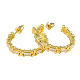 Aria White Stud Earrings for Everyday Glamour